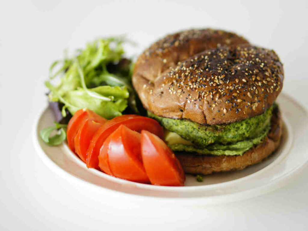 Hamburguesas vegetarianas hechas en casa